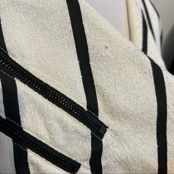 Anthropologie Striped Blazer Black and White Size S - Picture 4 of 4